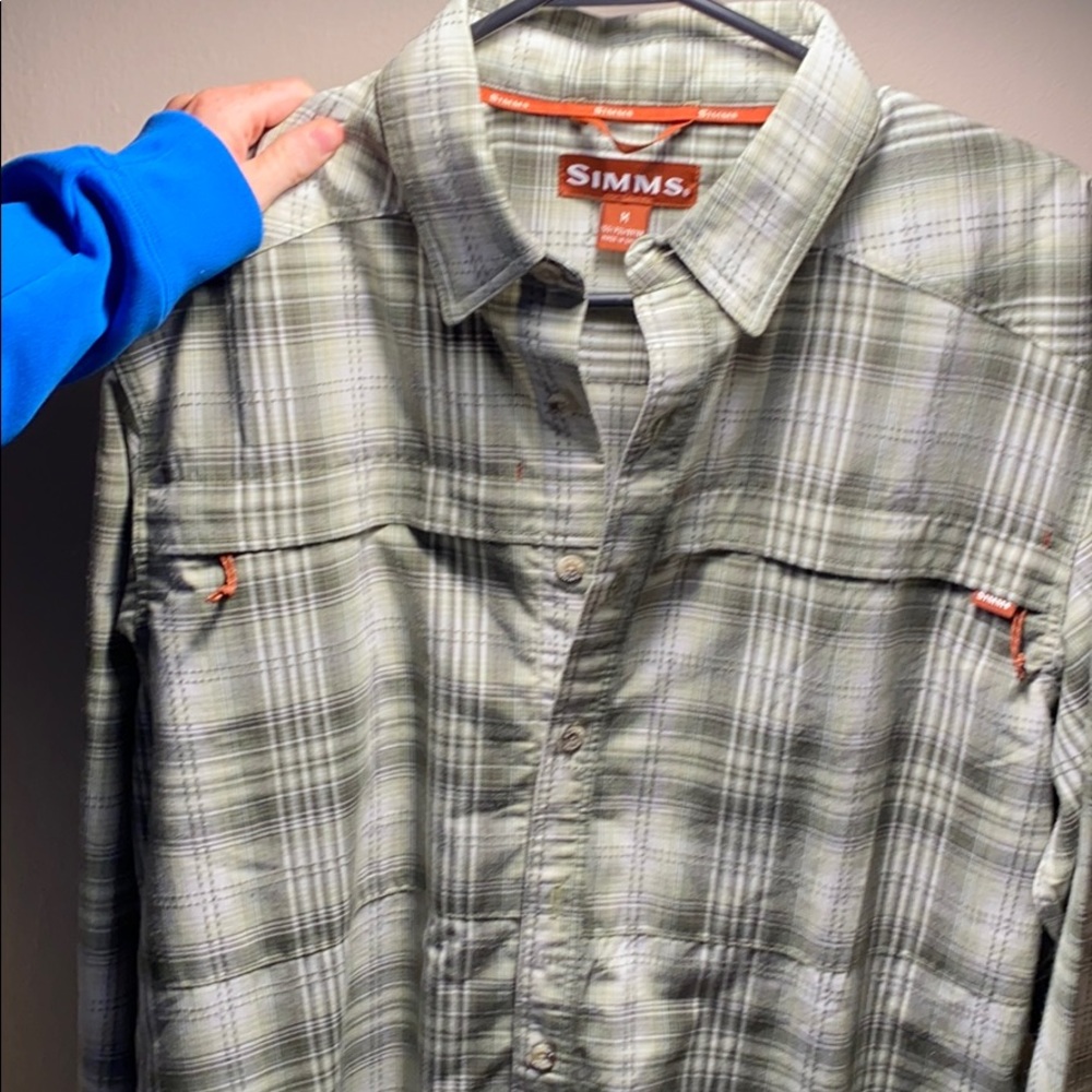Simms Long Sleeve Button Down - image 1